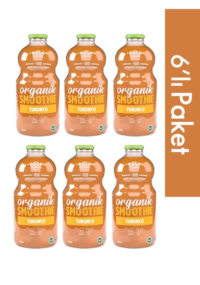6'lı Organik Turuncu Smoothie 946 Ml