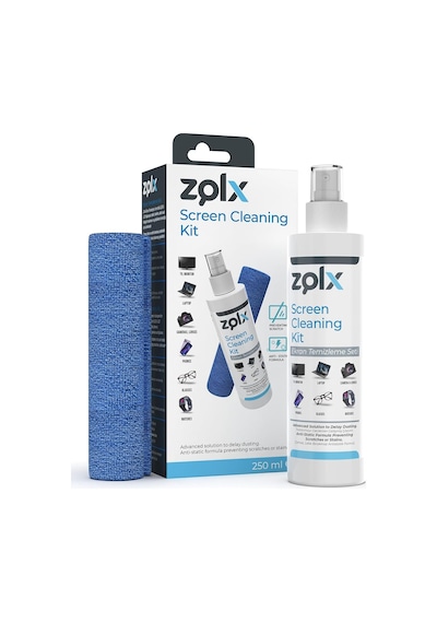 Ekran Temizleme Seti 250ml + Temizleme Bezi 2 Adet Lcd, Led, Ekran, Laptop, Tablet, Bilgisaya
