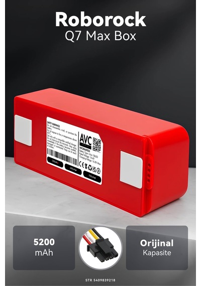 Roborock Q7 Max 5200mah Box Robot Süpürge Bataryası D.k