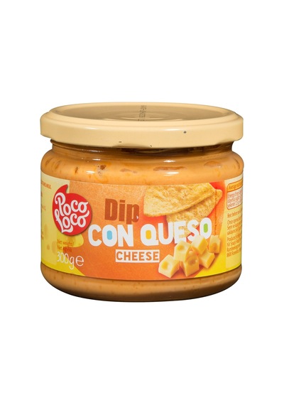 Poco Loco Jalapeno Peynir Sos 300g - Cheddar Peynirli Salsa Dip Sos 8'li Avantaj Paketi - 8 Ade Tarı