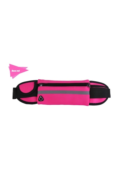 Yuyu Açık Koşu Bel Çantası Ile Su Tutucu & Su Geçirmez Pembe