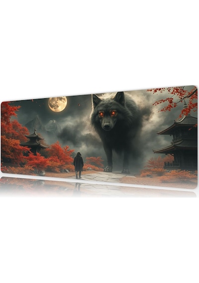 Gaming Oyuncu Xl Mouse Pad Kaydırmaz Dikişli 80 30 Cm Mousepad 21
