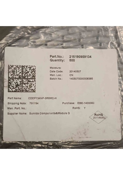Cdep134np-3r6mc-h 3,6uh 7,5a 100khz Sumıda Smd Bobin 15 Adet