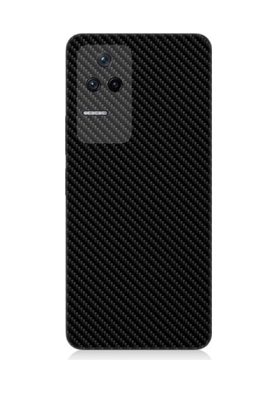 Xiaomi Poco F4 Uyumlu Siyah Karbon Motif Desenli Silikon Kılıf