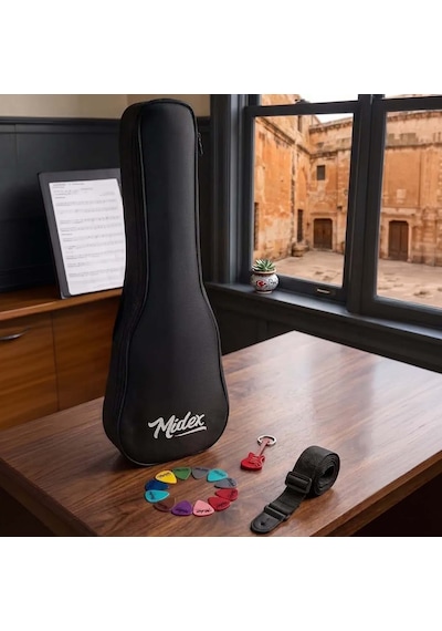 Midex Cs-24a Concert Ukulele Kılıfı Askı Pena