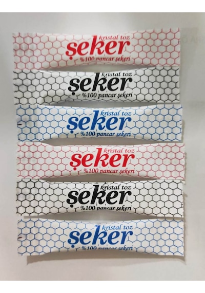Sek Şeker Karışık Renkli Stick Toz Şeker 2000 x 3 G