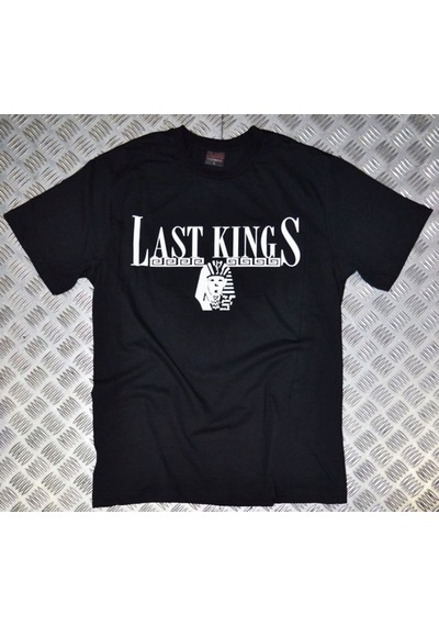 Stoned&Fame Last King Baskılı T-shirt SIYAH Siyah