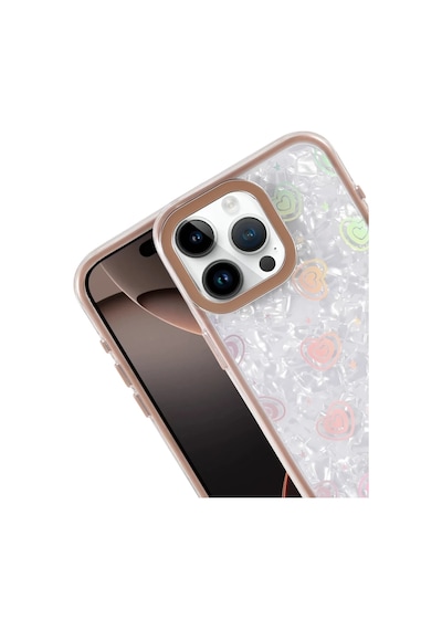 Apple iPhone Uyumlu  16 Pro Max Uyumlu Lumi Desenli Kapak - Çöl Titanyum