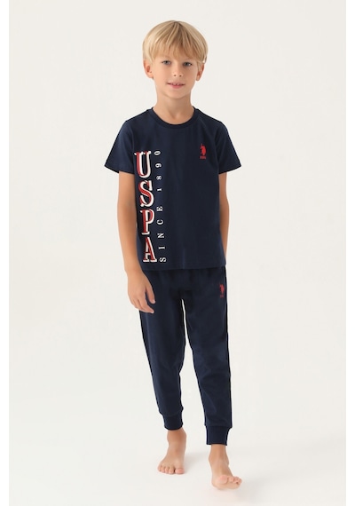 U.S. Polo Assn. Lisanslı Graphic Lacivert Erkek Çocuk Pijama Takımı 5274-43099 Lacivert U.S. Polo Assn. Lisanslı Graphic Lacivert Erkek Çocuk Pijama Takımı 5274-43099 Lacivert