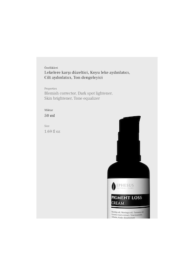 Yaşlanma İle Güneş Maruziyetine Bağlı Cilt Renk Değişikliğini Önlemeye Yardımcı Krem 50ml