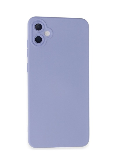 Samsung Galaxy Uyumlu A05 Kılıf Nano İçi Kadife Silikon - Lila Bz8683140698478