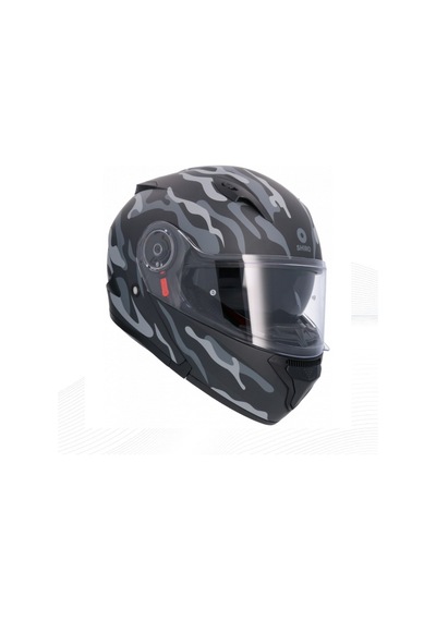 Shiro Flip Up Triton Comm Motosiklet Kaskı Camuflaje