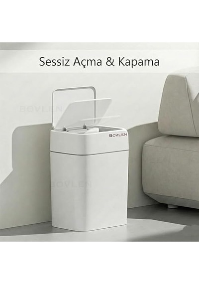 Mega Boy 22 Litre Otomatik Hareket Sensörlü Çöp Kovası, Banyo Çöp Kovası, Çocuk Odası Çöp Sepeti, Çöp Kutusu, 2 Adet 1.5 V Aa Pil, Piller Pakete Dahil Değildir 44x29.5x20 Cm 6998 Mega Boy 22 Litre Otomatik Hareket Sensörlü Çöp Kovası, Banyo Çöp Kovası, Çocuk Odası Çöp Sepeti, Çöp Kutusu, 2 Adet 1.5 V Aa Pil, Piller Pakete Dahil Değildir 44x29.5x20 Cm 6998