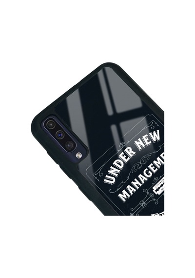 Samsung Uyumlu A50 Peaky Blinders Management Tasarımlı Glossy Telefon Kılıfı Siyah