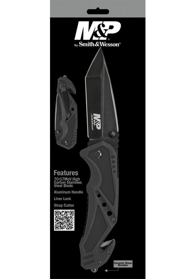 Smith Wesson M&p Tanto Black Survivor Rescue Knife Carbon Taktik Kamp Çakı Swmp11bcp Siyah