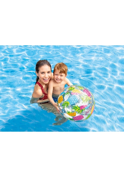 Intex 59040 Şeffaf Sevimli Desenli Top 51 Cm Çok Renkli