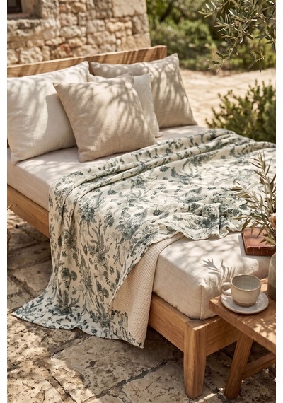 Cotton Collection Tek Kişilik Pike Rose Garden 160x230 Çok Renkli