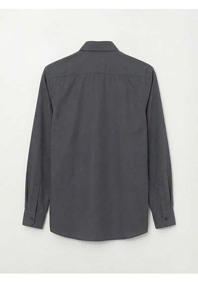 Lcw Busıness Antrasit Slim Fit Poplin Erkek Gömlek