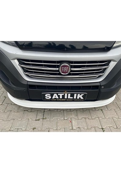 Ducato Ön Panjur Krom 2015 - 2021 Paslanmaz Çelik 8 Parça