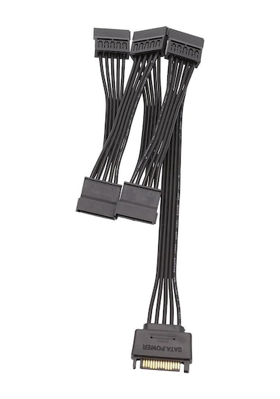 SATA Power Erkek To 5 Port Sata Dişi Harddisk Çevirici Güç Kablo