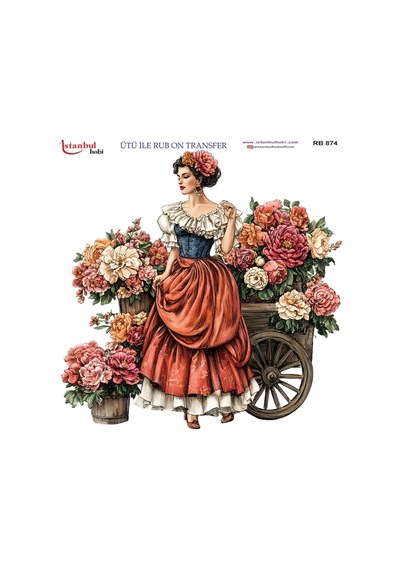 Ütü İle Rub On Transfer Kağıdı 30x30cm Rb-874