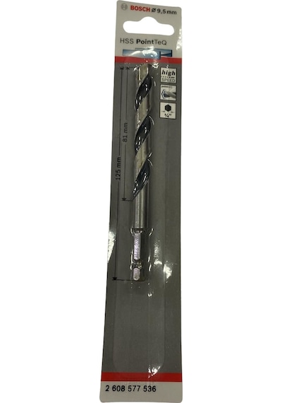 Pointteq Altıgen Şaftlı Hss Matkap Ucu 9,5 Mm - Elm-01-581942
