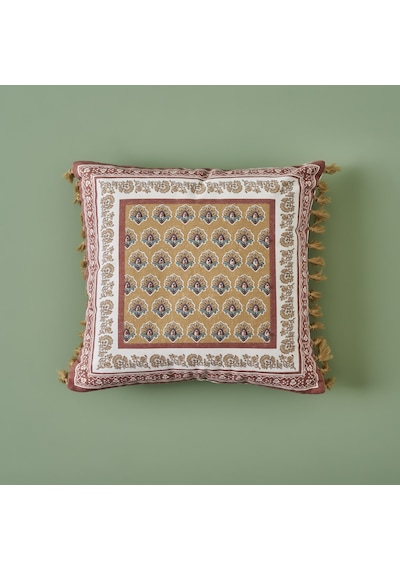 Bella Maison Indian Beauty Boncuklu Kırlent Kılıfı 43 x 43 CM Çok Renkli