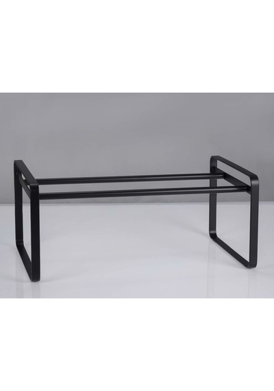 Ayakkabılık Modeli Dekoratif Metal Ayakkabılık Siyah