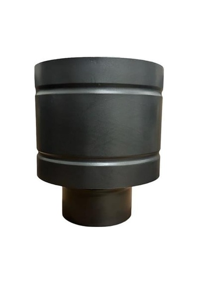 Baca Kalkanı / Çap: 13 Cm / Mat Siyah Eöaye / Baba's Stove