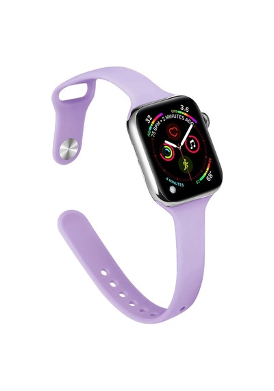 Newface - 67 - Apple Watch Uyumlu 38mm Kla Kordon - Csmo-tex - - Lila