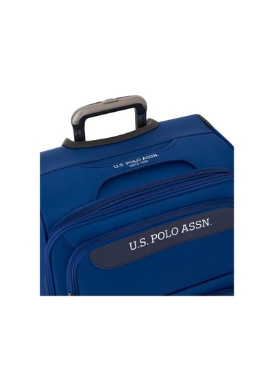 U.S. Polo Assn. Us. Polo Assn 25028 Küçük Boy Karma Kumaş Valiz 55 Cm Gri Gri