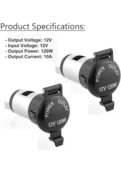 12 Volt 120 Amper Unıversal Çakmaklık Güç Çıkış Yuvası