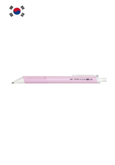 15 C Derece Eğimli Soft Yumuşak Pembe Siyah Tükenmez Kalem 0.38mm