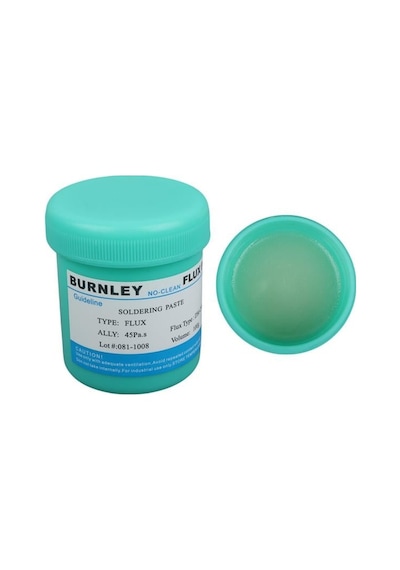 Burnley Dm-200 45pa.s Viskoziteli 100 Gram Krem Flux Lehim Pastası