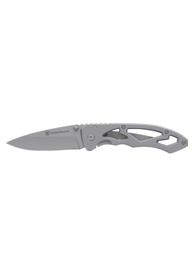 Smith Wesson Drop Point Silver Skeletonized Kamp Çakı Ck400cp Gümüş