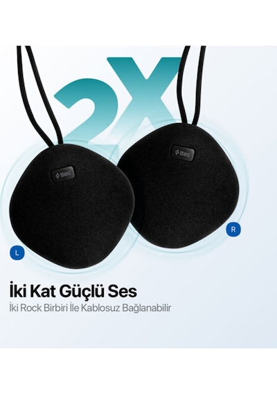 Ttec Bluetooth Hoparlör Ses Bombası Rock Ipx7 Dereceli Suya Ve Toza Dayanıklı Taşınabilir Hoparlör