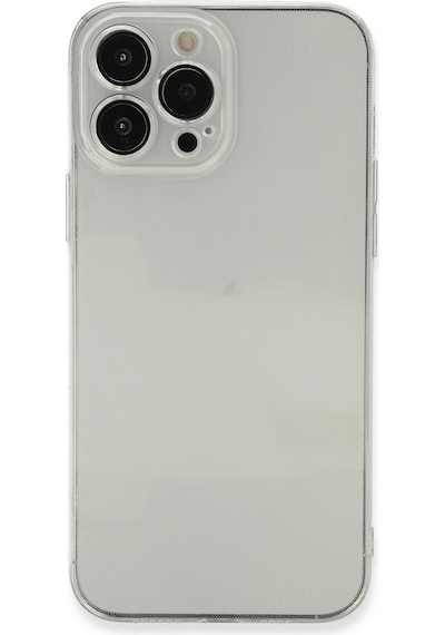 Cosmotex Newface Apple iPhone Uyumlu  13 Pro Max Kılıf Fly Lens Silikon - Şeffaf