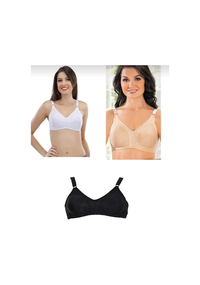 Liza 539 Penye Toparlayıcı Südyen Karışık Renk 3 Adet Çoklu Renk