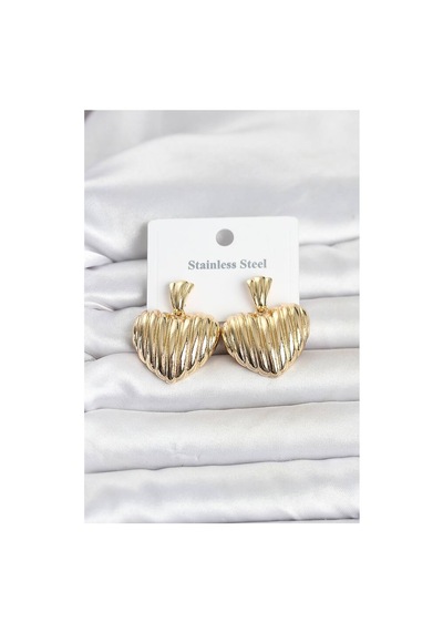 316l Çelik Gold Renk Model Kadın Küpe Tj-bkp11827 Evimdeyokyok