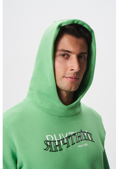 AR-MA Arma Erkek Regular Fit Yazı Baskılı Dikişli Kanguru Cepli Sweatshirt 001