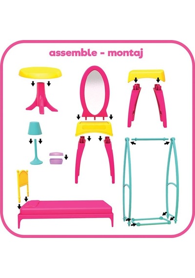 03669 Linda'nın Yatak Odası Oyun Seti