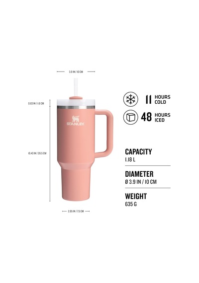 Ayrex Quencher Pipetli Termos Bardak, 1.18 L Diğer