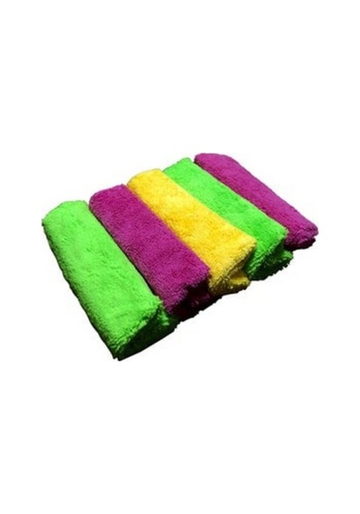 Temizlik Bezi Mikrofiber Temizlik Bezi 5'li Karışık