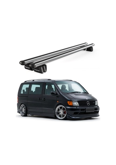 Pençe Mercedes-benz Vito W639 2003-2014 Uyumlu Gri Ara Atkı 135cm Port Bagaj Tavan Barı