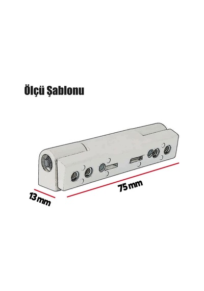 Pvc Pimapen Pencere Menteşesi Metal 75 Mm Açık Kahverengi Diğer