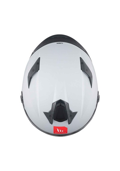 Mt Targo S Solid A0 Kapalı Kask Beyaz XL-