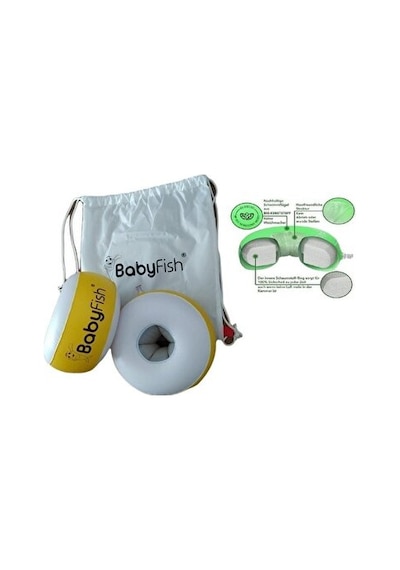 Babyfish Ngseller Kolluk Mini K Baby Fish Yüzme Kolluğu My Swimming Sarı