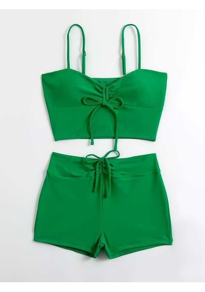 Deep Beach Taytlı Bikini Takım Db200802bt 001