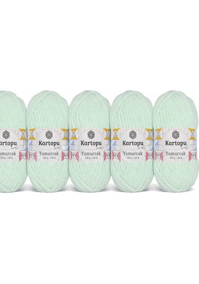 Yumurcak Kadife K0560 Su Yeşil 100 Gr 120 Mt 5 Adet