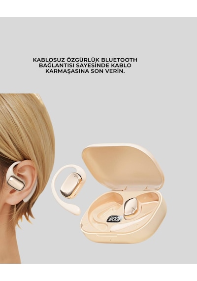 Bluetooth 5.4 Çeviri Kulaklığı Led Ekranlı 1